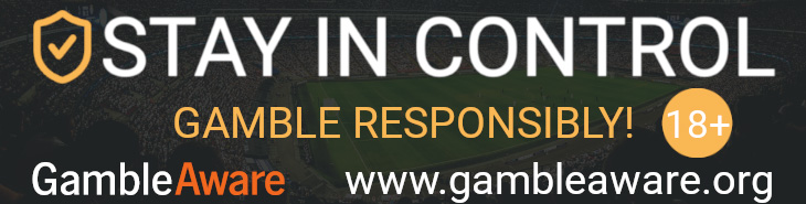 Stay in control, gamble responsibly! GambleAware.org